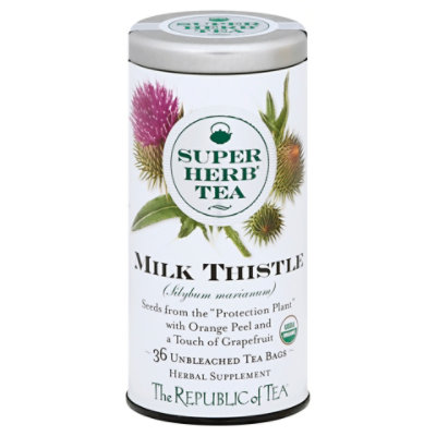 The Republic of Tea Superherb Milk Thistle - 36 Count - Image 1