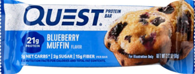 Quest Bar Blueberry Muffin - 2.12 OZ - Image 2