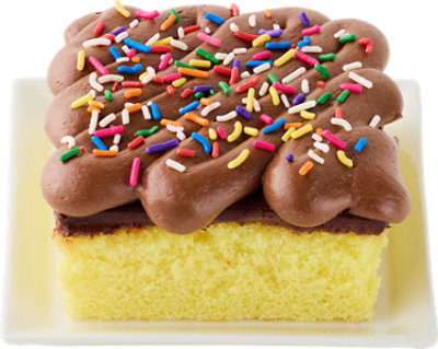 Bakery Slice Gold Chocolate Cake - Each - Image 1