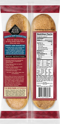 Ecce Panis T&b Baguette Demi French - 12 OZ - Image 2
