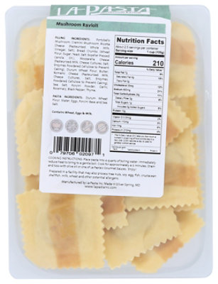 La Pasta Mushroom Ravioli - 9 Oz - Image 2