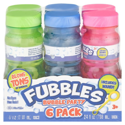 Little Kids Fubbles Party 6 Pk - 24FZ - Image 3