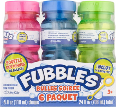 Little Kids Fubbles Party 6 Pk - 24FZ - Image 4