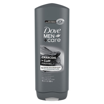 Dove Mencare Body Wash Charcoal Clay - 18 OZ - Image 3