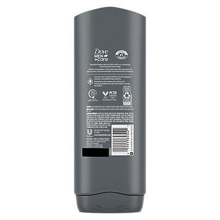 Dove Mencare Body Wash Charcoal Clay - 18 OZ - Image 3