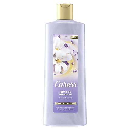 Caress Body Wash Jasmine & Lavender Oil - 18.6 FZ - Image 3