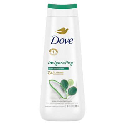Dove Invigorating With Aloe and Eucalyptus Body Wash - 20 Oz - Image 1