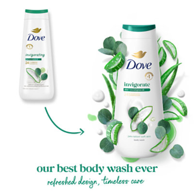 Dove Invigorating With Aloe and Eucalyptus Body Wash - 20 Oz - Image 1