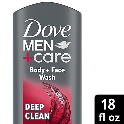 Dove Men Care Body Wash Deep Clean - 18 FZ - Image 1
