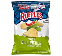 Ruffles Potato Chips Spicy Dill Pickle 2 1/2 Oz - 2.5 OZ