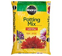Miracle Gro Potting Mix With Fertilizer - 16 QT