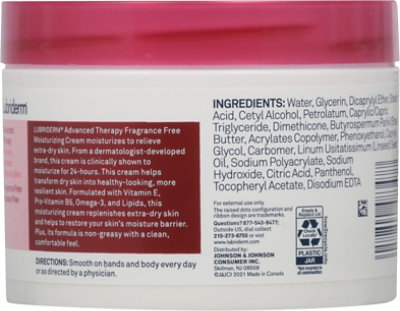 Lubriderm Advanced Therapy Fragrance-free Cream Vitamin E - 16 OZ - Image 5