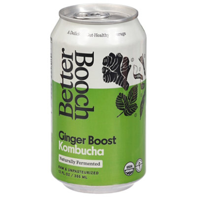 Better Booch Kombucha Ginger Boost Organ - 16 OZ - Image 1