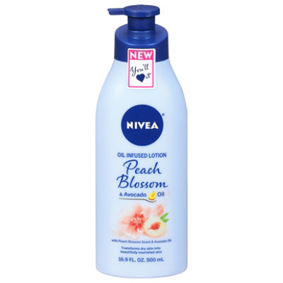 Nivea Oil Infused Peach Blsm Lotion - 16.9 FZ - Image 3