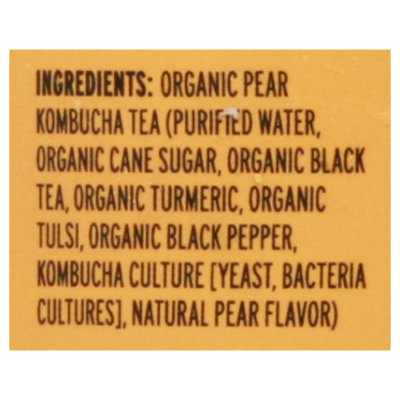 Better Booch Kombucha Golden Pear Organic - 16 Fl. Oz. - Image 5