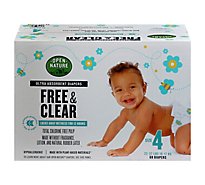 Open Nature Diapers Supreme Free/clear Sz 4 - 68 CT