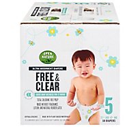 Open Nature Diapers Supreme Free/clear Sz 5 - 58 CT