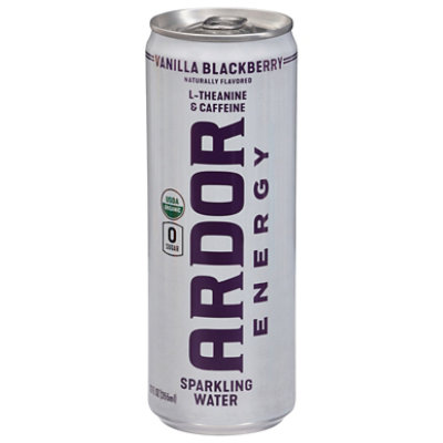 Ardor Energy Sparkling Water Vanilla Blackberry - 12 Fl. Oz.