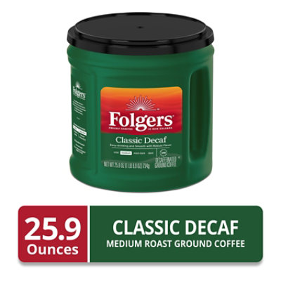 Folgers Decaffeinated Classic Roast - 25.9 OZ - Image 2