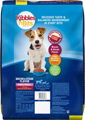 Kibbles N Bits Bacon Steak Mini Bits - 16 Lb - Image 4
