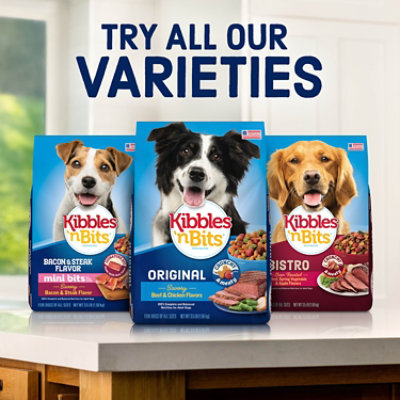 Kibbles N Bits Bacon Steak Mini Bits - 16 Lb - Image 4