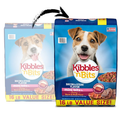 Kibbles N Bits Bacon Steak Mini Bits - 16 Lb - Image 3