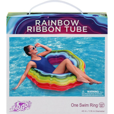 Rainbow Ribbon Swim Tube 45inch Be - EA - Image 3