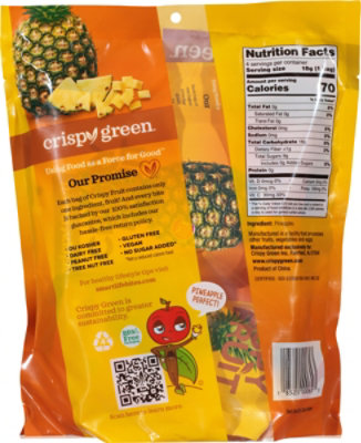 Crispy Green Dried Fruit Pineapple - 2.54 OZ - Image 6