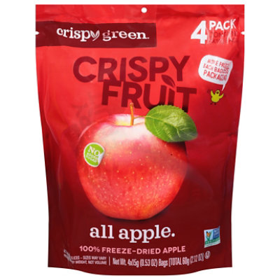 Crispy Green Dried Fruit Apple - 2.12 Oz - Image 3
