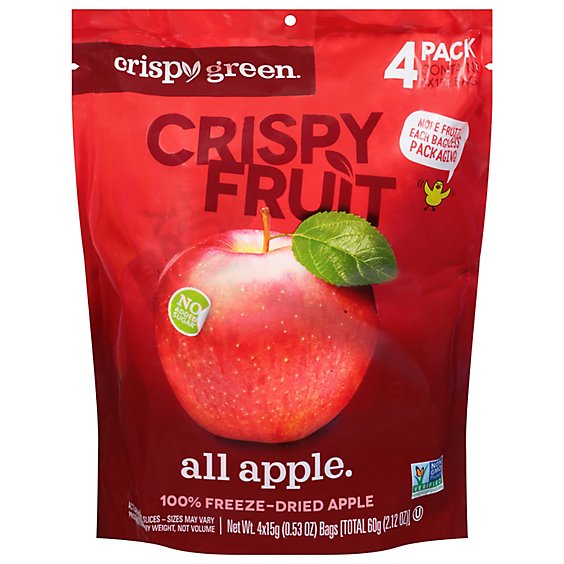 Crispy Green Dried Fruit Apple - 2.12 OZ