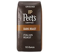 Peets Coffee Italian Roast Dark Roast Ground Coffee 10.5 Oz Bag - 10.5 OZ