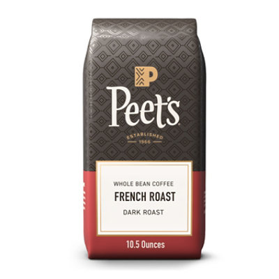 Peet's Coffee French Dark Roast Whole Bean Coffee Bag - 10.5 Oz