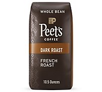 Peet's Coff Frnch Rst Dark Rst Whl Bean Coff 10.5oz Bag - 10.5 OZ