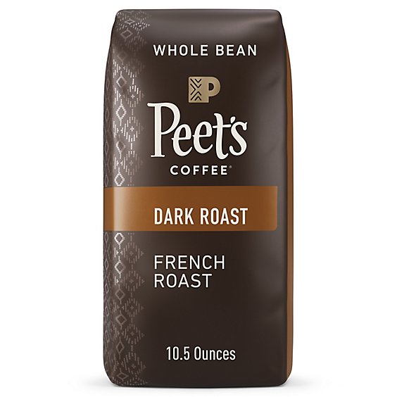 Peet's Coffee French Dark Roast Whole Bean Coffee Bag - 10.5 Oz