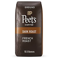 Peet's Coffee French Roast, Dark Roast Ground Coffee, 10.5 Oz - 10.5 OZ - Image 1