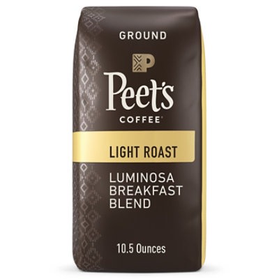 Peet's Luminosa Breakfast Blend Light Roast Ground Coffee Bag - 10.5 Oz - Image 1