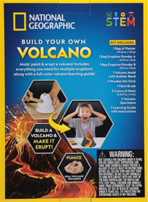 Nat Geo Build Yr Own Volcano - Each - Image 3