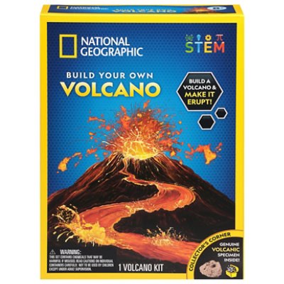 Nat Geo Build Yr Own Volcano - Each - Image 1