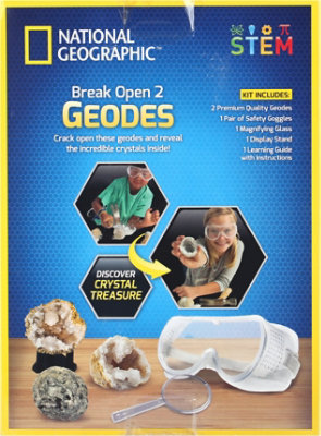 Nat Geo Break Geodes Kit - Each - Image 3