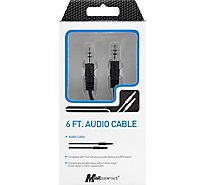 Audio Cable Black 6 Feet - EA