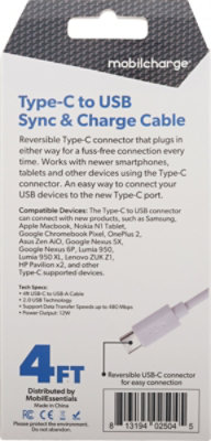 Usb C To Usb A Cable White 4ft - EA - Image 4