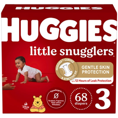 Huggies Little Snugglers Size Baby Diapers 68 Count tomthumb