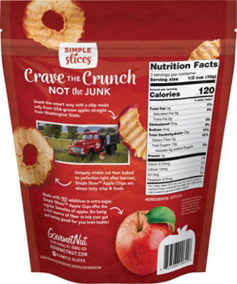 Simple Slices Red Apple Chips - 3.5 OZ - Image 5