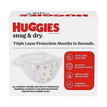 Huggies Snug & Dry Diaper Giga Jr Pk Sz3 - 88 CT - Image 8