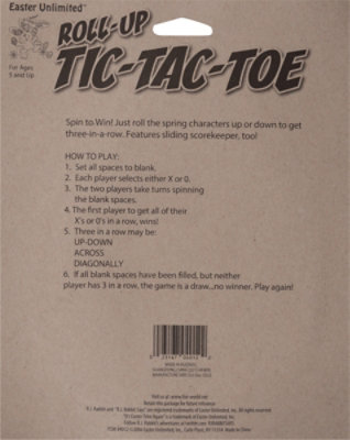 Hol Roll Up Tic Tac Toe Game - EA - Image 3
