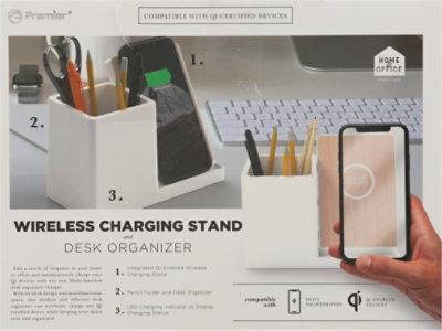 Pqistand02 Wireless Charging Stand W/pen Holder - EA - Image 4
