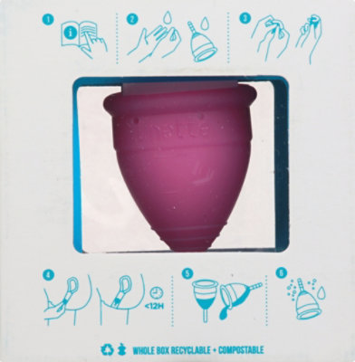 Lunette Menstrual Cup Violet Size 1 - EA - Image 4