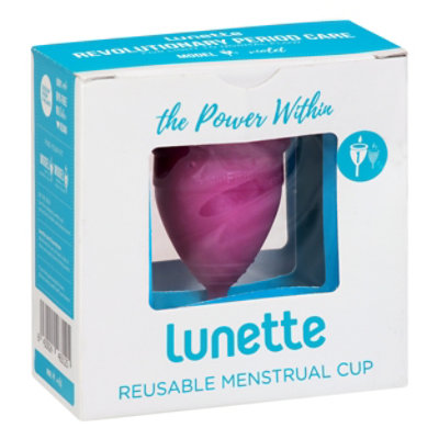 Lunette Menstrual Cup Violet Size 1 - EA - Image 1