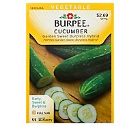 Cucumber Sweet Burpless Hybrid - EA