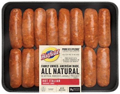 Hatfield Hot Italian Link Sausage - 48 OZ - Image 1